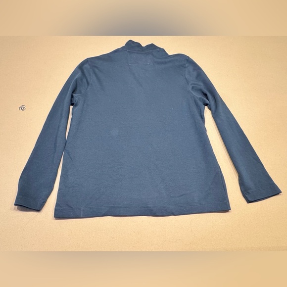 Banana Republic Blue and Gray Zip Up Sweater - Picture 2 of 5